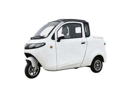 Elektroauto ohne Fu╠łhrerschein Elektrischer Dreiradroller Eroute e Pickup 25 (8)