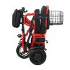 Klappbares Elektro Dreirad für Senioren Eroute FOLD 5 Li ion, rot (2)