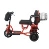 Klappbares Elektro Dreirad für Senioren Eroute FOLD 5 Li ion, rot (3)