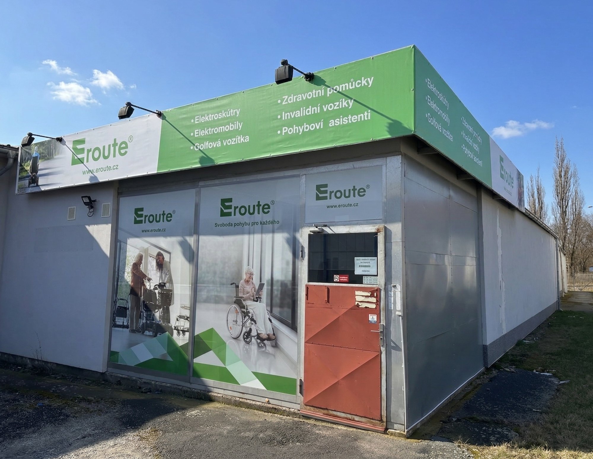Eroute stěhuje showroom