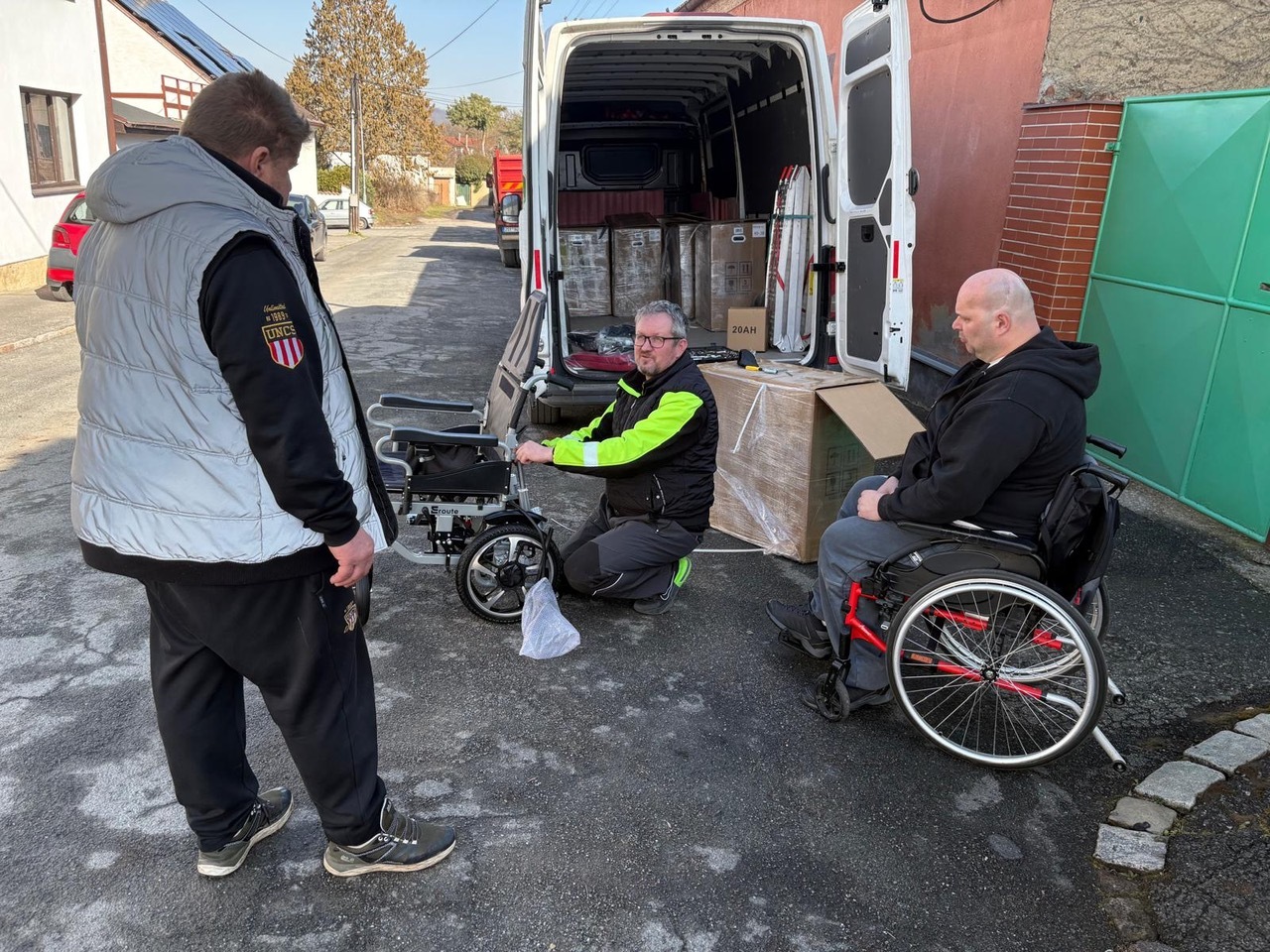 Zkušební jízdy Eroute