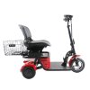 Skládací elektrická tříkolka pro seniory Eroute FOLD 7 Li ion, červená (3)