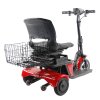 Skládací elektrická tříkolka pro seniory Eroute FOLD 7 Li ion, červená (4)