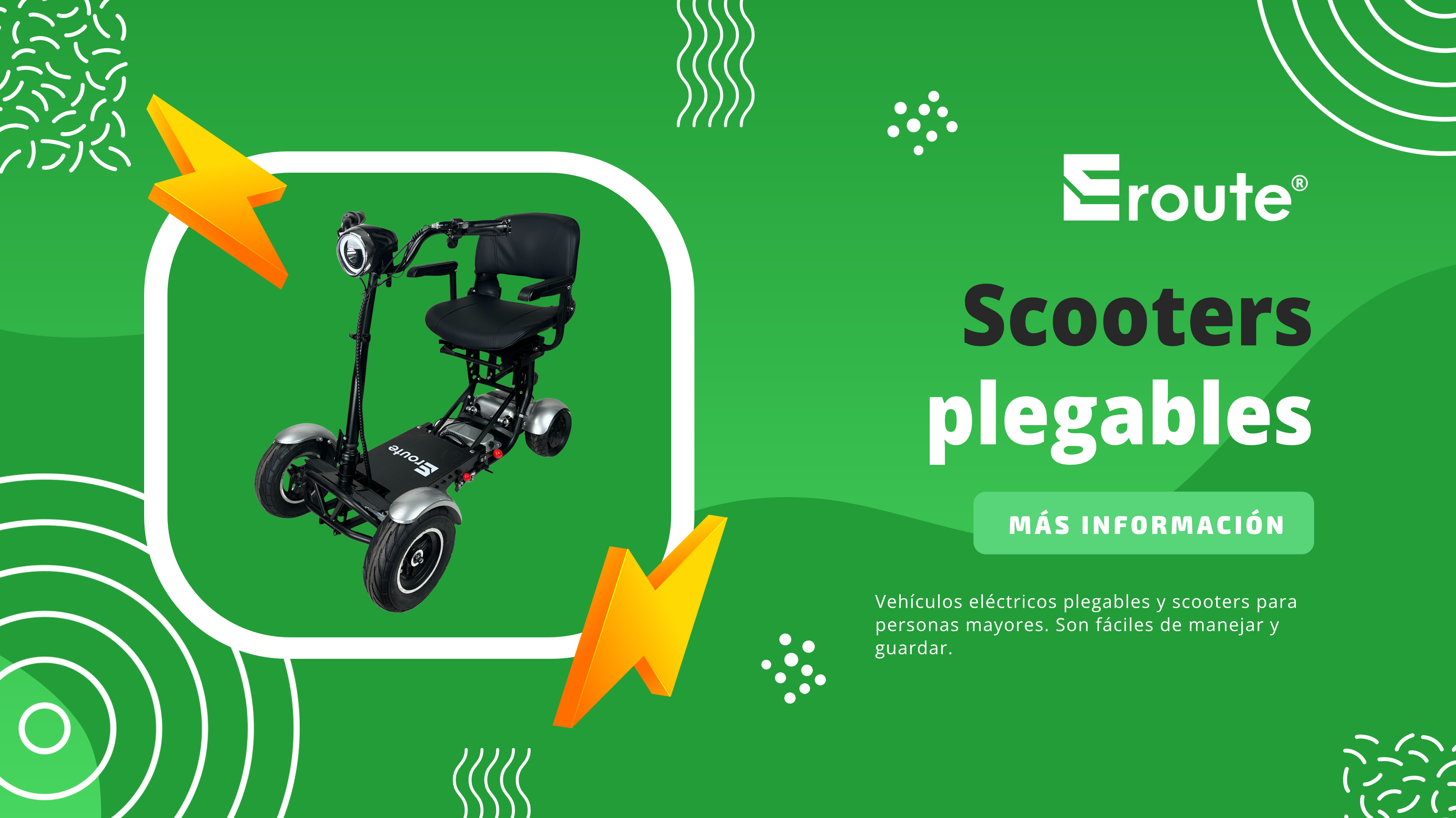 Scooters eléctricos plegables