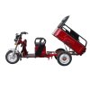 Triciclo eléctrico de carga sin conductor Eroute Cargo ET06, rojo (3)
