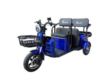 Eroute ST 07 Tech elektromos háromkerekű kerékpár időseknek, sötétkék (1) 2