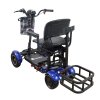 Összecsukható elektromos robogó időseknek Eroute FOLD 2 Golf Li ion, kék (4)