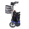 Összecsukható elektromos robogó időseknek Eroute FOLD 2 Li ion, kék (3)