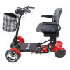 Összecsukható elektromos robogó időseknek Eroute FOLD 2 Li ion, piros (2)