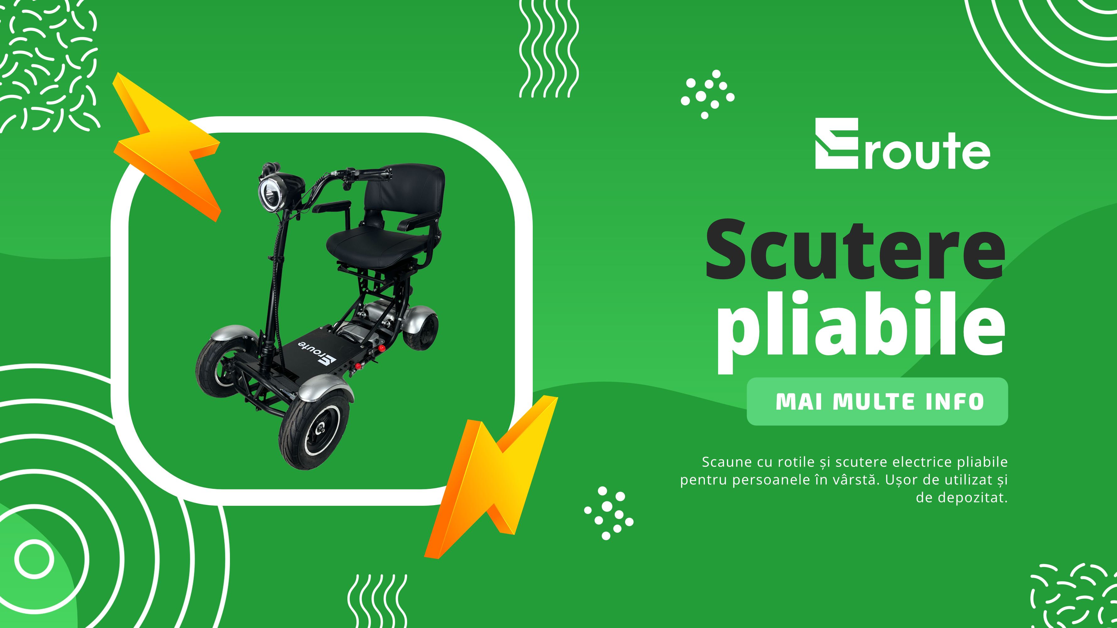 Scutere electrice pliabile