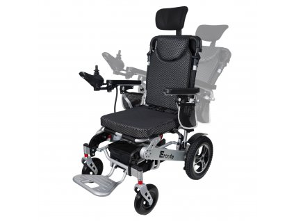 Elektrický skladací invalidný vozík Eroute 8000R s automatickým polohovaním operadla (1)