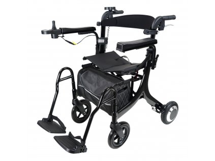 Elektrický invalidný vozík Eroute 9000SW s asistenčným chodítkom (1)