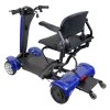 Elektrický skúter pre seniorov s automatickým skladaním Eroute FOLD 4 Li ion, modrý (4)