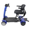 Elektrický skúter pre seniorov s automatickým skladaním Eroute FOLD 4 Li ion, modrý (2)