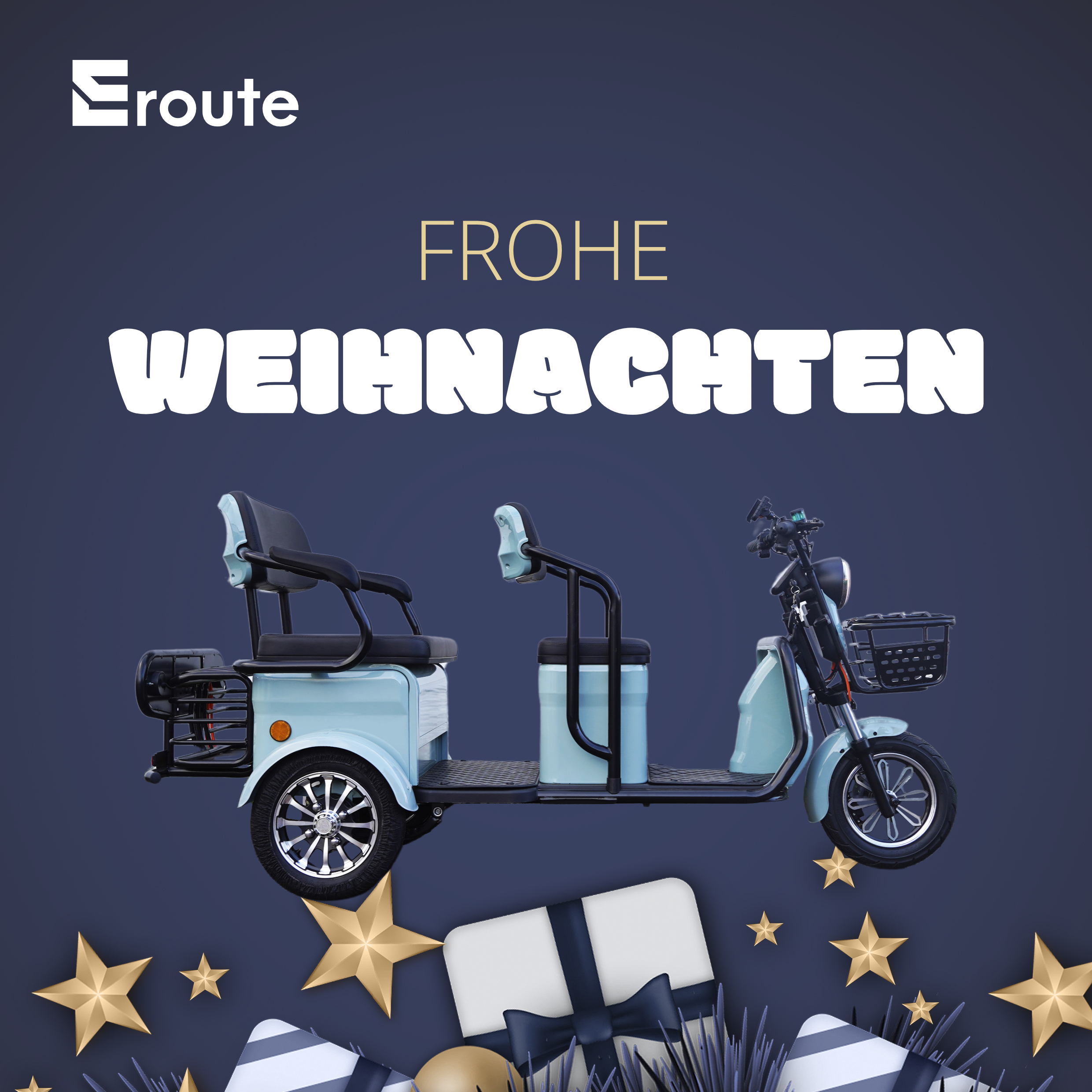 Herzliche Grüße an Eroute für Weihnachten und Neujahr