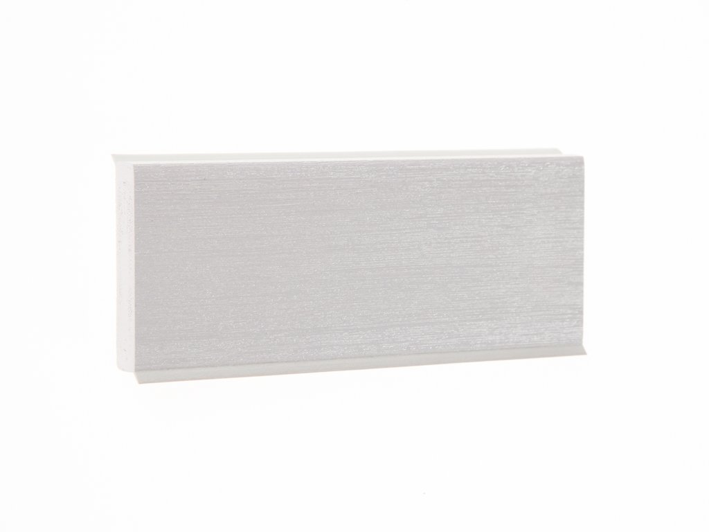 Soklová lišta pvc Q 12-60 M metalická Bolta 10646 - 0806 Stříbrná