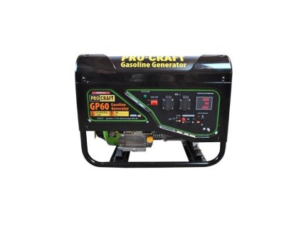 Sehr leistungsstarker Profi-Benzin-Generator PROCRAFT GP60 – 5500 W – für das ganze Haus