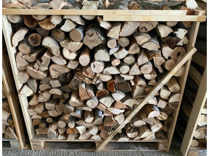 Brennholz Mischholz Laubholz kaminfertig 1RM Palette - 33 cm 1m3