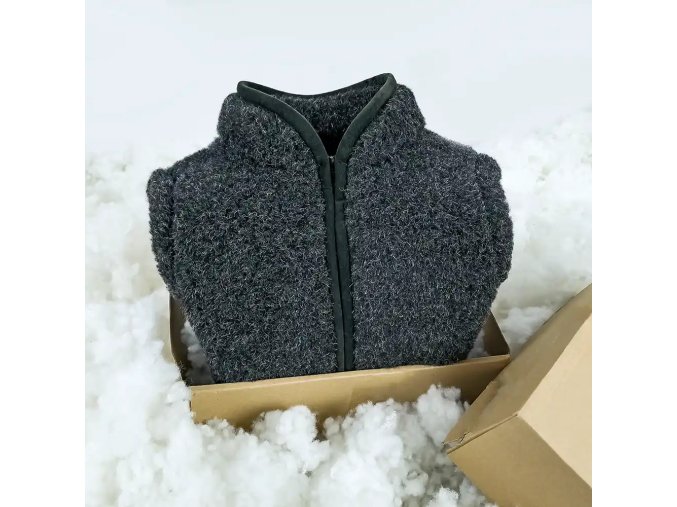 vyr 868exkluzivna panska vlnena cierna vesta kasmir 1