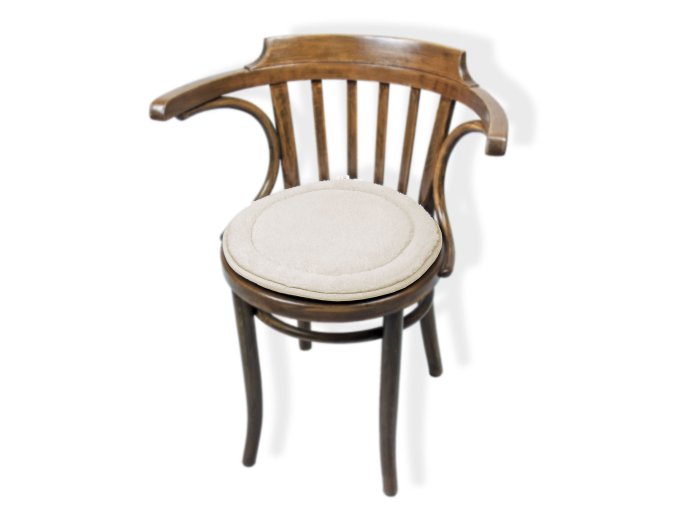 vyr 634biely vlneny sedak kruh