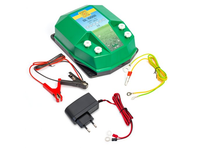 DL 10000 Weidezaungerät, 12 V, 10 Joule, mit Netzteil