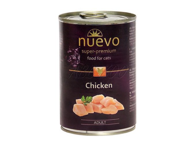 konzerva nuevo cat adult chicken 400 g