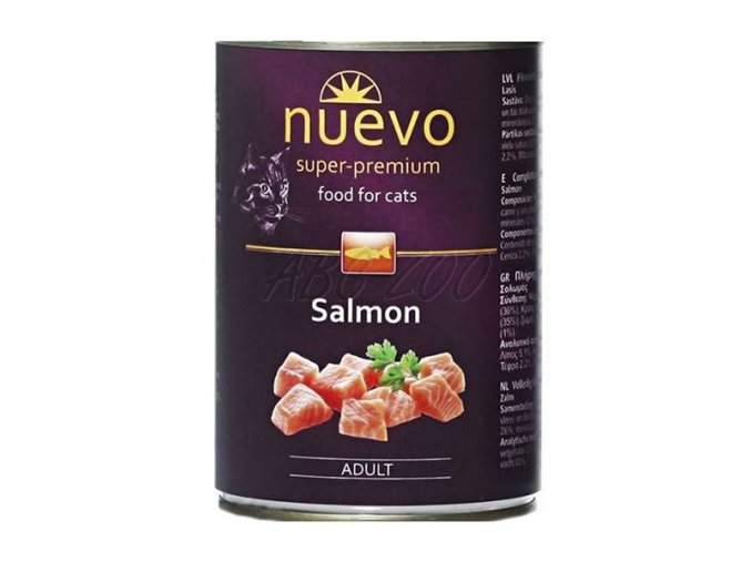 konzerva nuevo cat adult salmon 400 g
