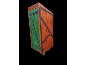 Rustikale Garten-Toilette, aus robustem Holz, komplett montiert, mit kostenlosem Versand