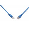 Patch kabel CAT5E UTP PVC 10m modrý, snag-proof, C5E-114BU-10MB