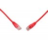 Patch kabel CAT5E UTP PVC 3m červený non-snag-proof C5E-155RD-3MB