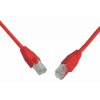 Patch kabel CAT5E SFTP PVC 7m červený snag-proof C5E-315RD-7MB