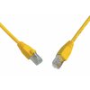 Patch kabel CAT6 SFTP PVC 2m žlutý snag-proof C6-315YE-2MB