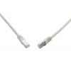 Patch kabel CAT6A SFTP LSOH 0,5m šedý non-snag-proof C6A-315GY-0,5MB