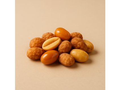 Trio mix arašídy v karamelu, v cukru a v medu 240 g