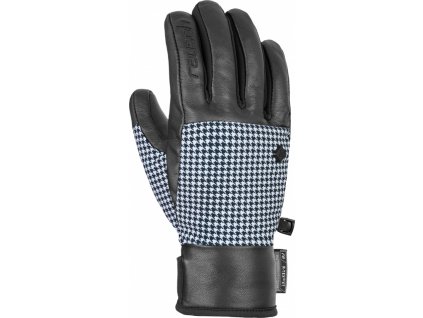 Dámske lyžiarske rukavice Reusch Giorgia R-Tex XT bk-pied de poule