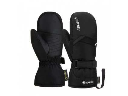 Juniorské lyžiarske rukavice Reusch Flash GORE-TEX Junior Mitten black/white