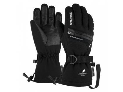 Juniorské lyžiarske rukavice Reusch Lando R-TEX XT Junior black/silver