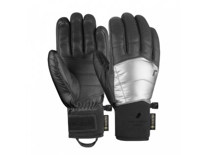 Dámske lyžiarske rukavice Reusch Feather GTX black/shiny silver