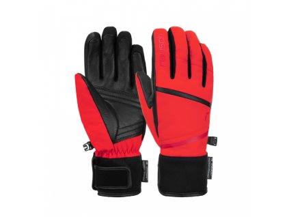 Dámske lyžiarske rukavice Reusch Tessa Stormblox fire red