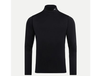 Pánske termo tričko KJUS Men Base Layer Turtleneck Black