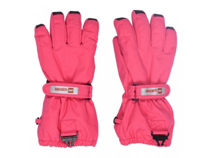 Detské lyžiarske rukavice Lego Wear Atlin 700-454 pink