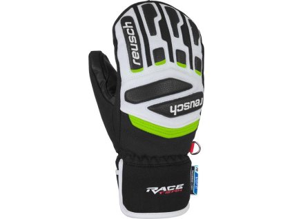 Lyžiarske rukavice Reusch Prime Race R-Tex XT Jr. mitten bk-green-wh