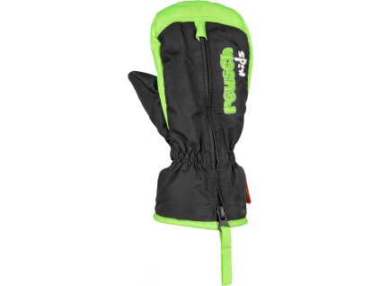 Lyžiarske rukavice Reusch Ben mitten black /neon green