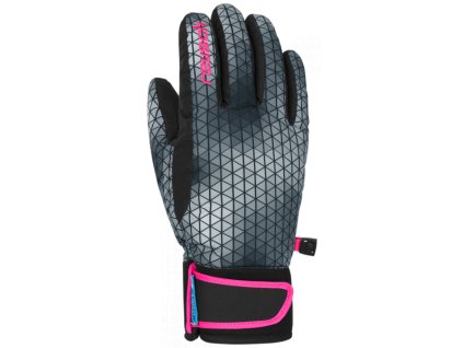 Detské lyžiarske rukavice Reusch IRIS R-TEX XT JUNIOR black/white