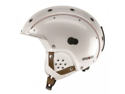 Lyžiarska prilba Casco SP-3 Limited Crystal white rose