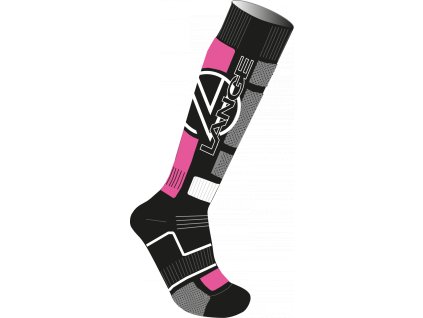 Lyžiarske termoponožky Lange W Premium Woll x3 pink
