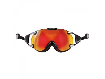 Lyžiarske okuliare Casco FX 70 Carbonic Black - Orange Mirror