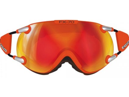Lyžiarske okuliare Casco FX 70 Carbonic orange