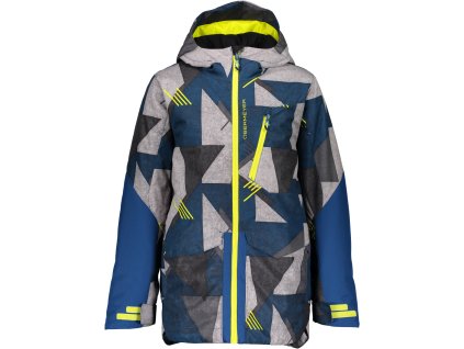 Detská lyžiarska bunda Obermeyer Gage Jacket Teen Boys retro graphics blues