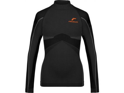Detské termoprádlo - Reusch Undershirt Junior WARM 7794 black/orange